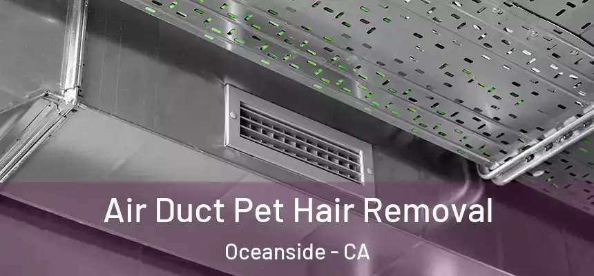 Air Duct Pet Hair Removal Oceanside - CA